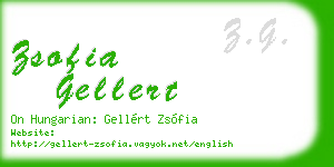 zsofia gellert business card